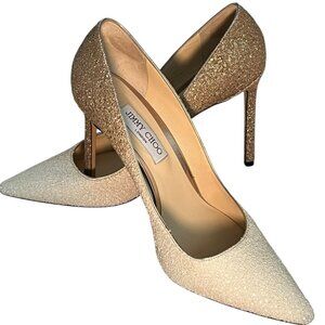 SPARKLE HEELS SPARKLY HIGH HEELS JIMMY CHOO WOMEN'S SIZE 42